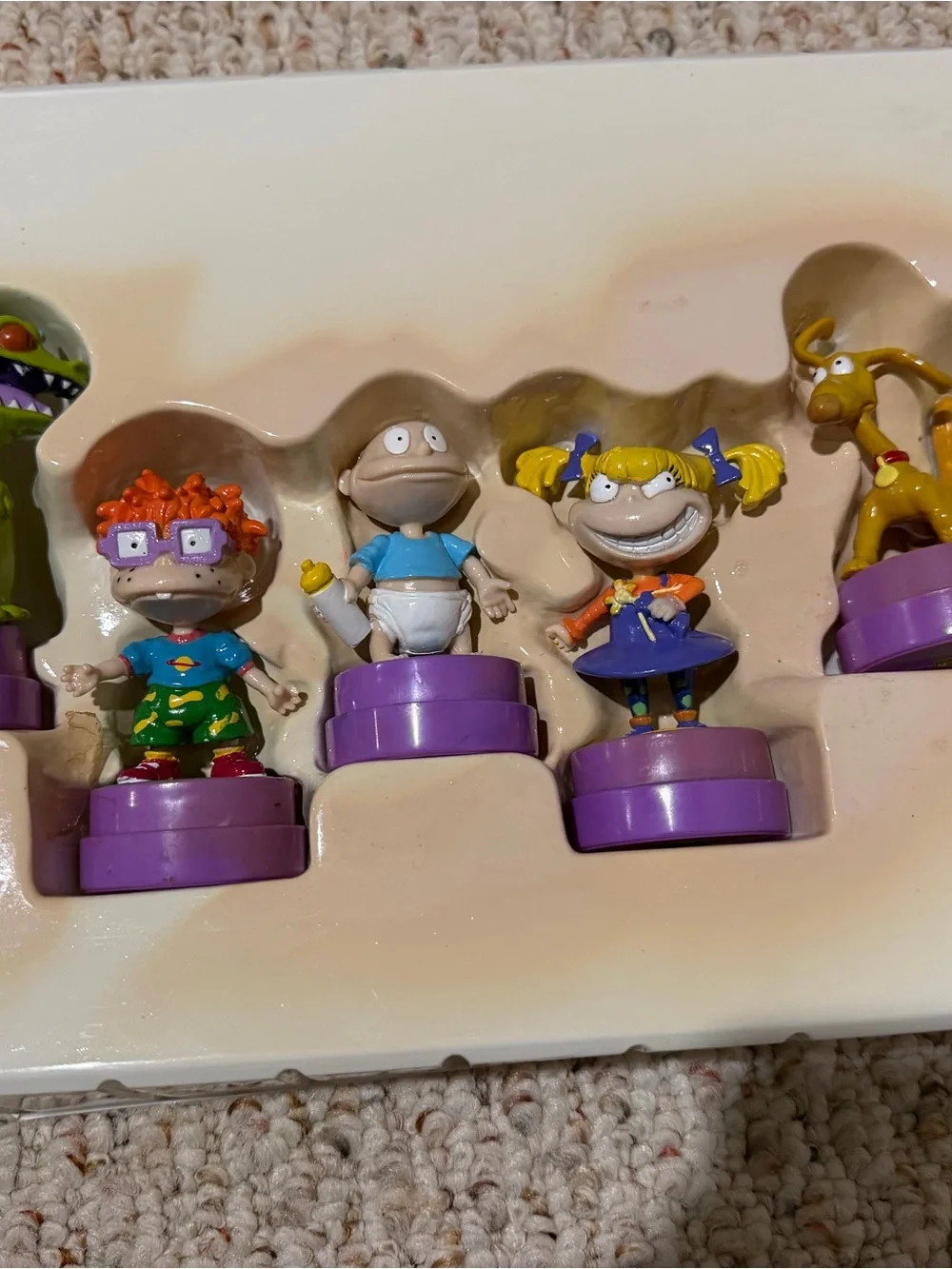 Vintage Rugrats Stamper Collector's Set - Purple Bases